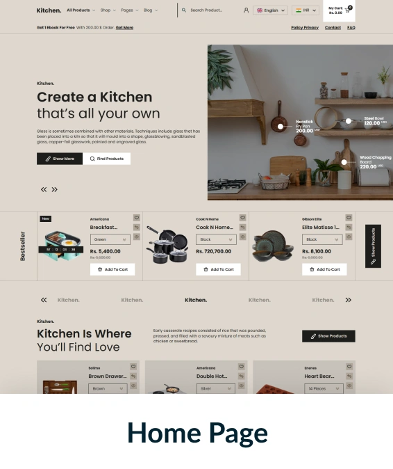Kitchen Shopify Theme