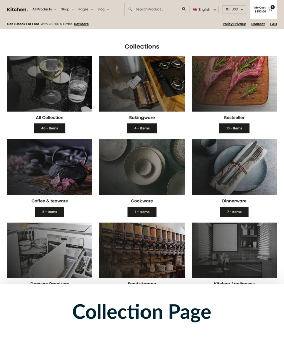 Kitchen Shopify Theme