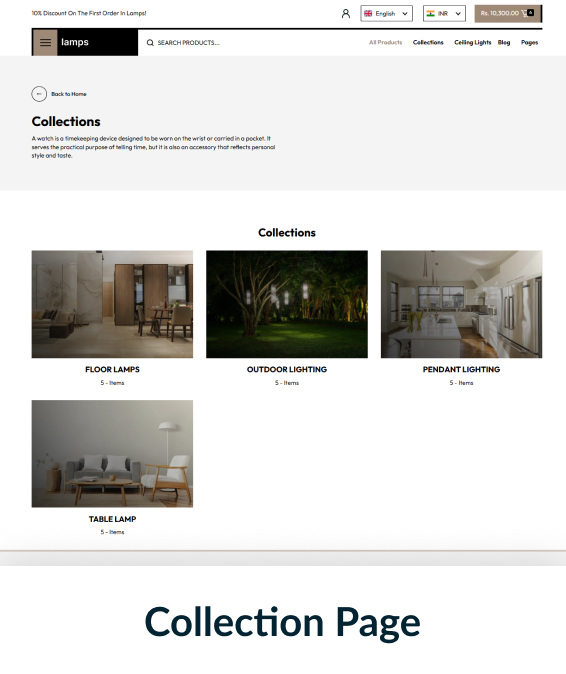 Lamps Shopify Theme