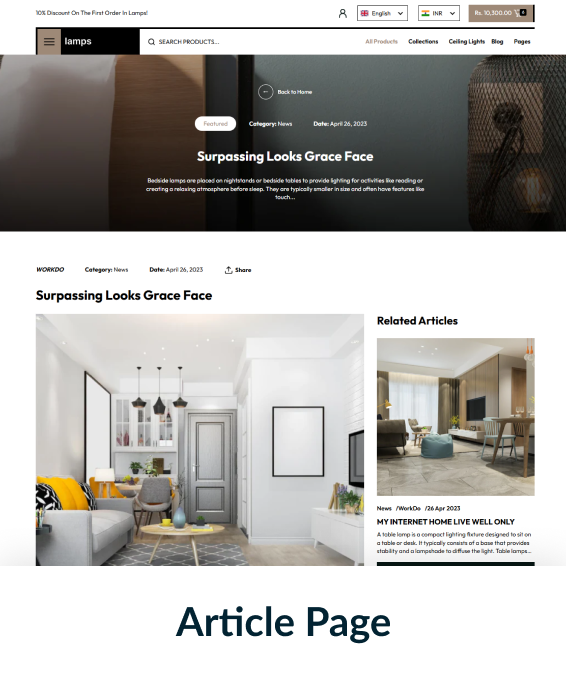 Lamps Shopify Theme