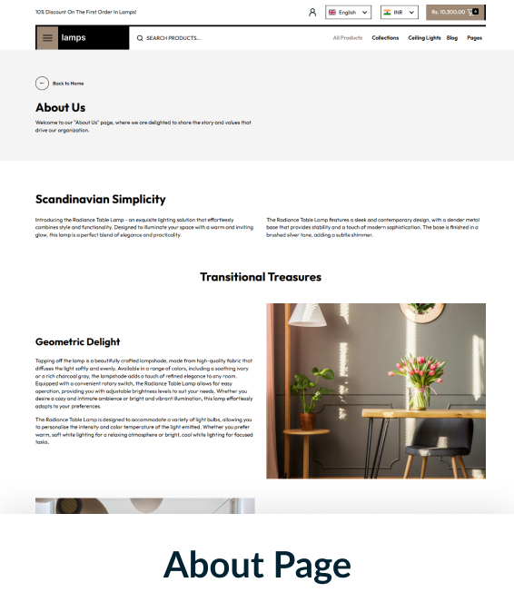 Lamps Shopify Theme