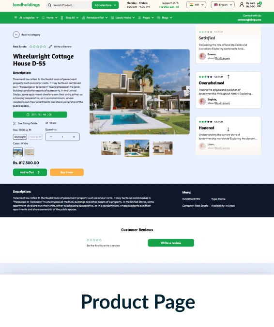 Land Holdings Shopify Theme