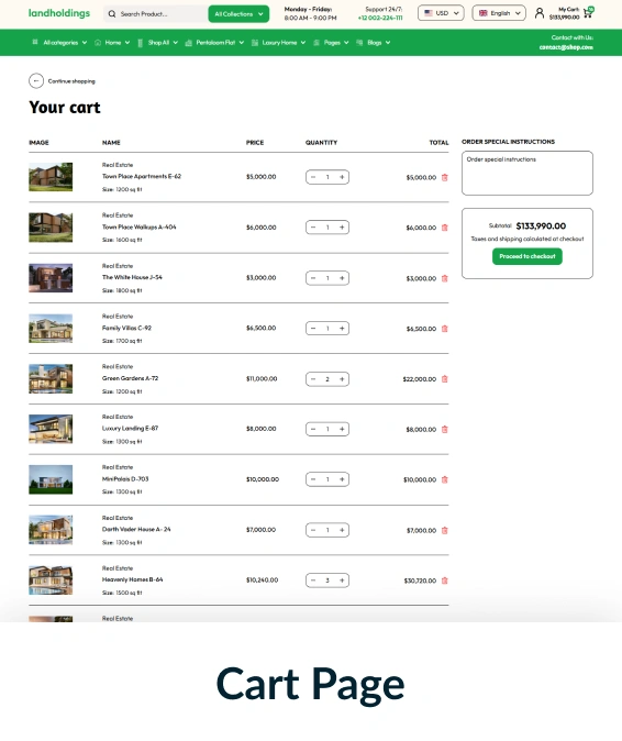 Land Holdings Shopify Theme
