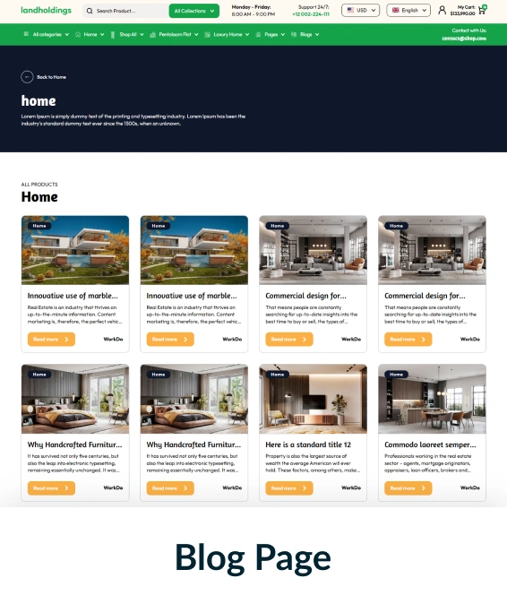 Land Holdings Shopify Theme