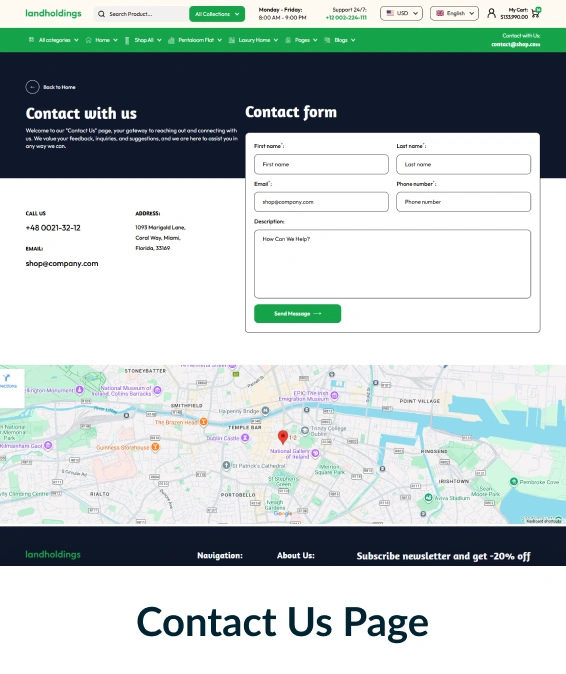 Land Holdings Shopify Theme