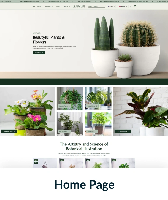 Leafylife Shopify Theme