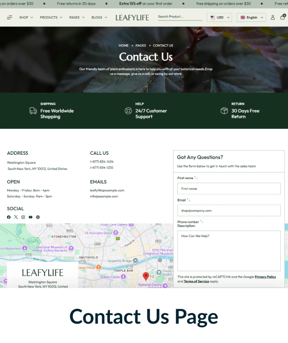 Leafylife Shopify Theme