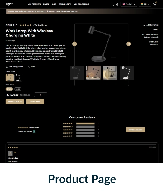 Light Shopify Theme