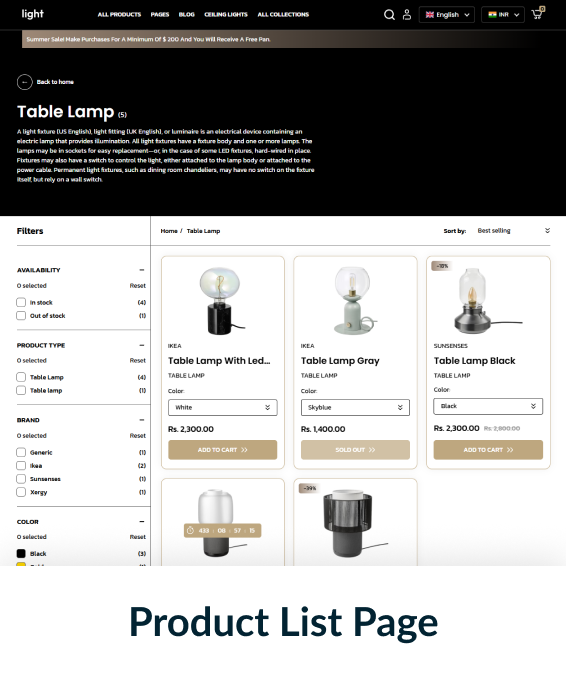 Light Shopify Theme
