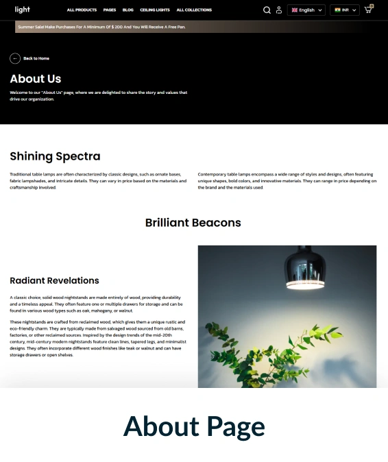Light Shopify Theme