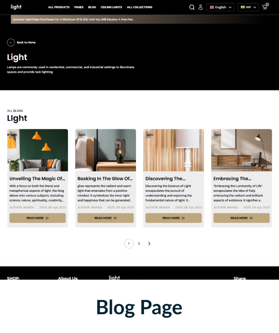 Light Shopify Theme