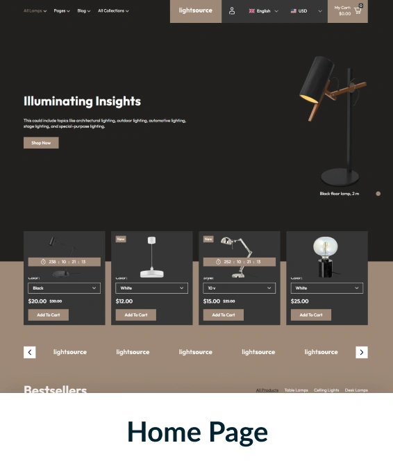 Light Source Shopify Theme