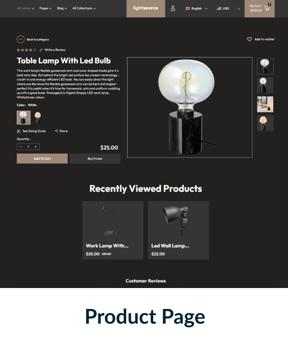 Light Source Shopify Theme
