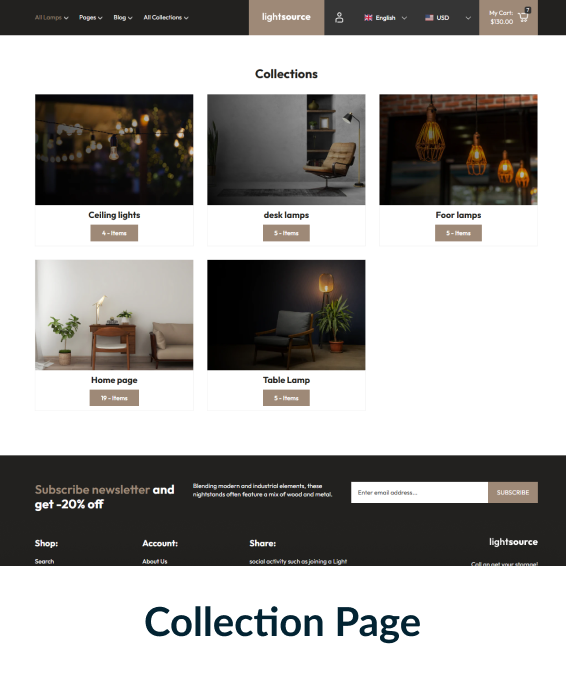 Light Source Shopify Theme