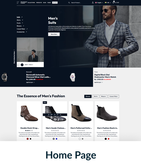 Men Elegant Fashion Shopify Theme