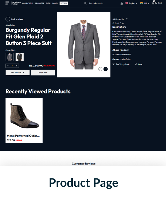 Men Elegant Fashion Shopify Theme