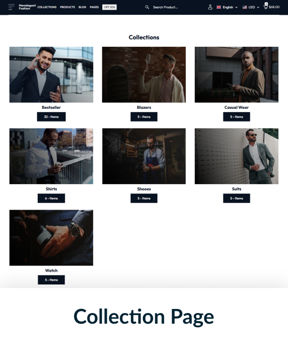 Men Elegant Fashion Shopify Theme