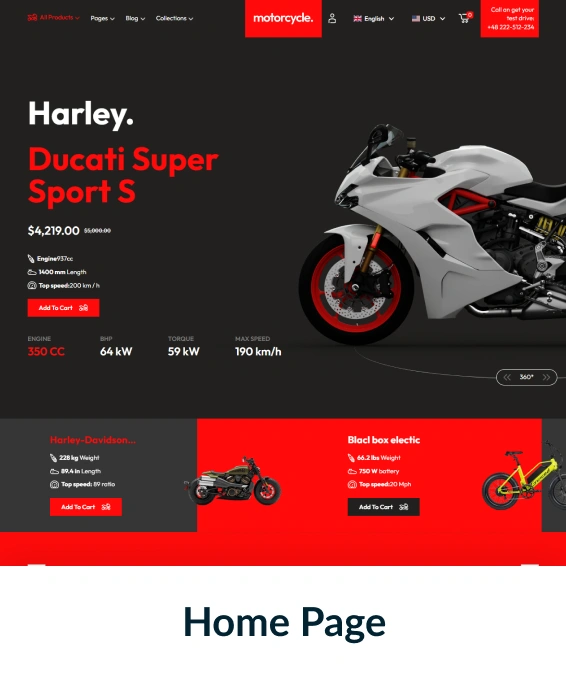 Motorcycle Shopify Theme