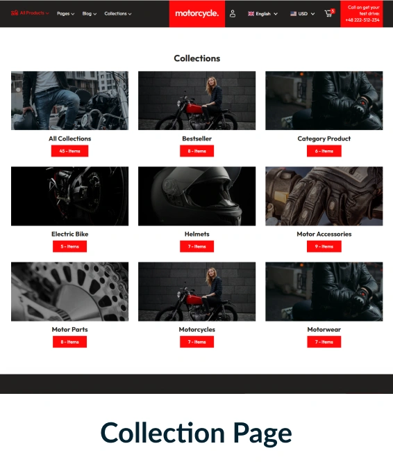 Motorcycle Shopify Theme