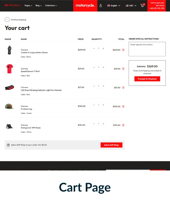 Motorcycle Shopify Theme