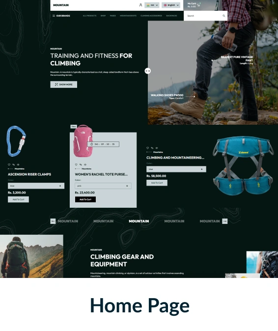 Mountains Shopify Theme
