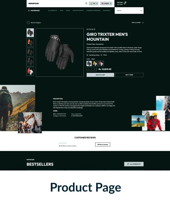 Mountains Shopify Theme