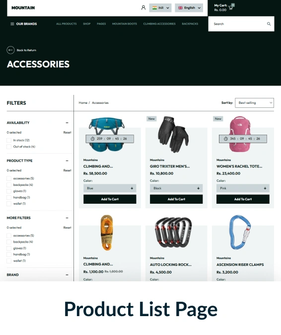 Mountains Shopify Theme