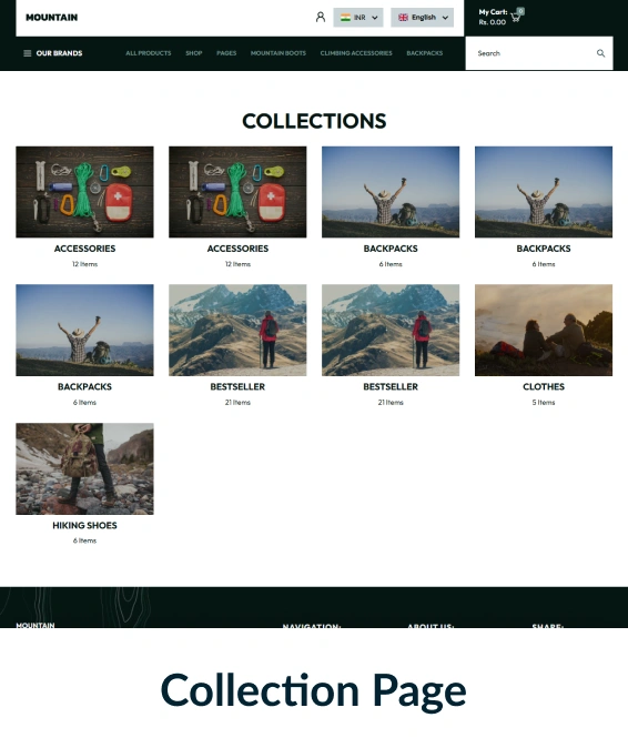 Mountains Shopify Theme