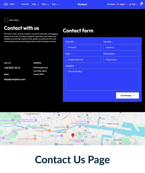 Museum Shopify Theme