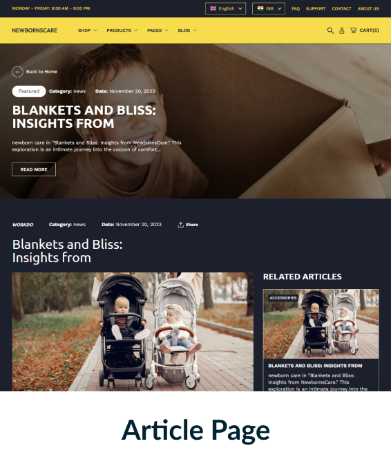 NewBornsCare Shopify Theme