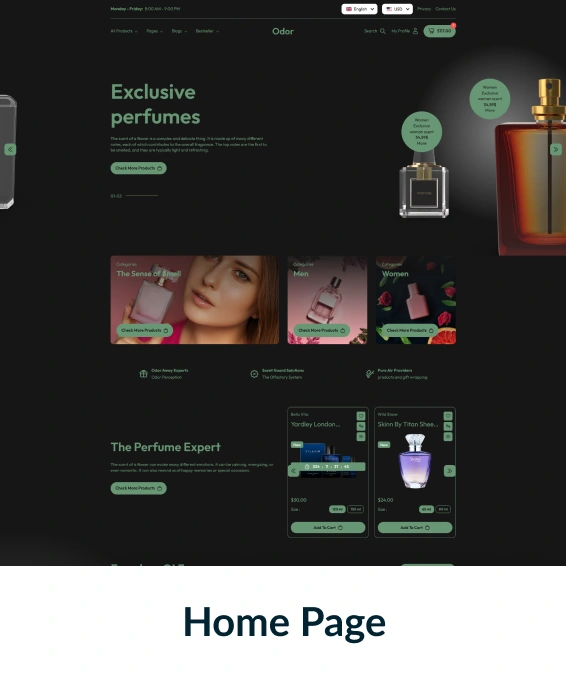Odor Shopify Theme