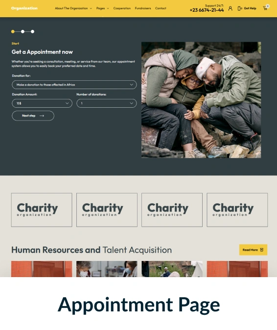 Organization Shopify Theme