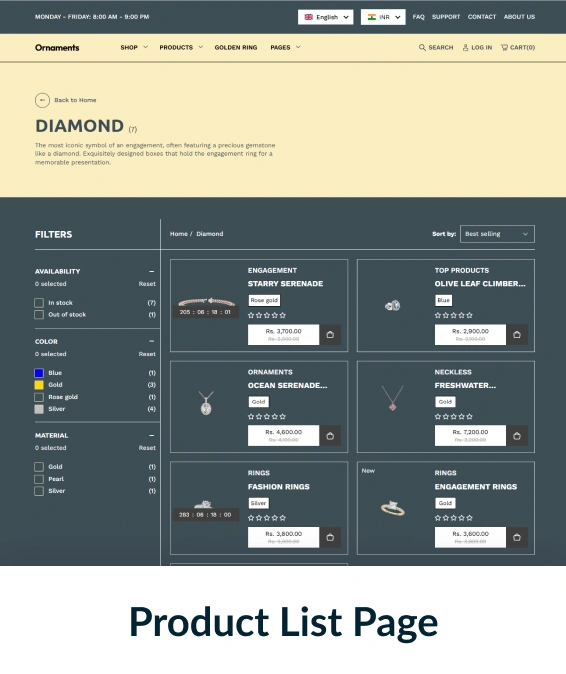 Ornaments Shopify Theme