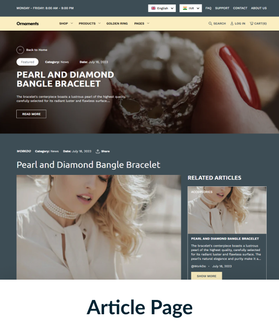 Ornaments Shopify Theme