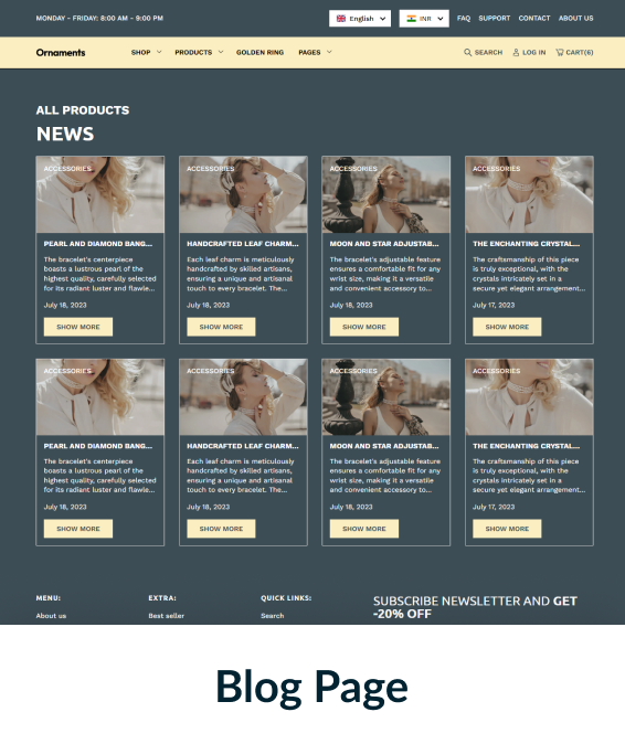 Ornaments Shopify Theme