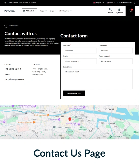 Perfumes Shopify Theme