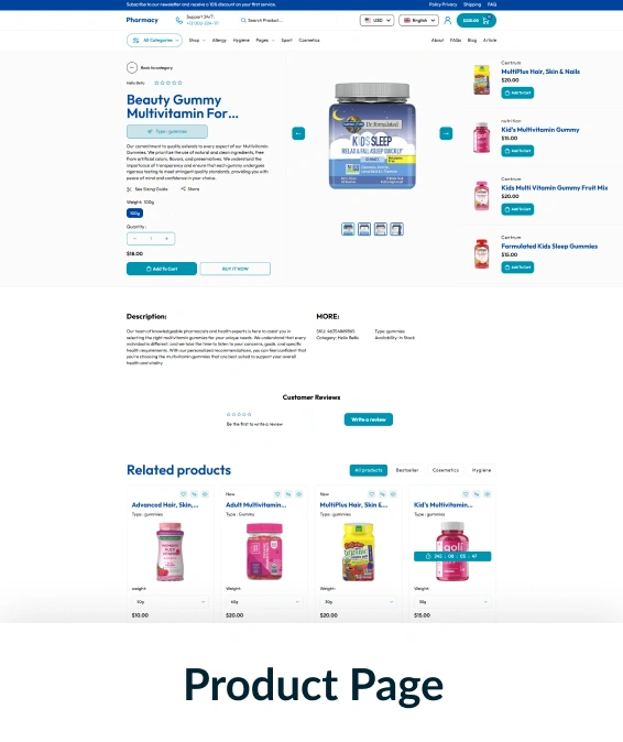 Pharmacy Shopify Theme