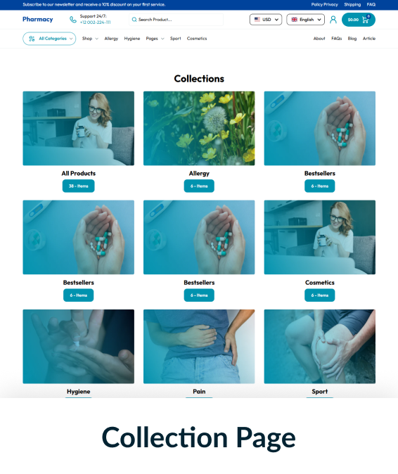 Pharmacy Shopify Theme
