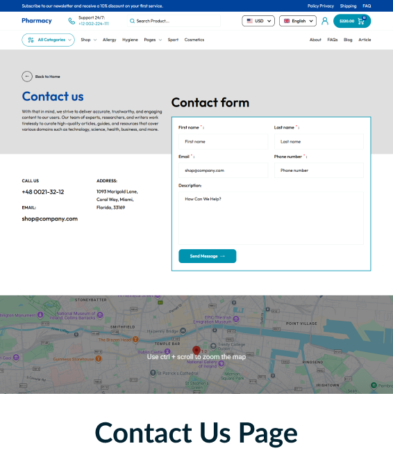 Pharmacy Shopify Theme