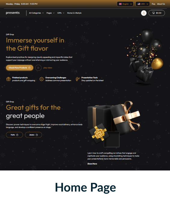 Presents Shopify Theme