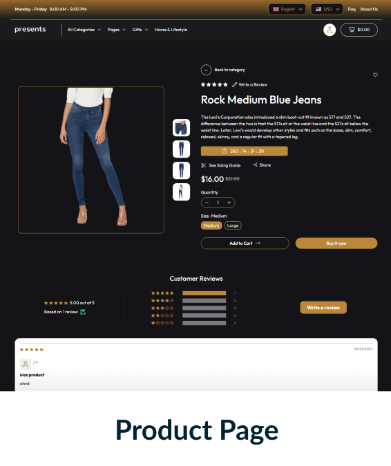 Presents Shopify Theme
