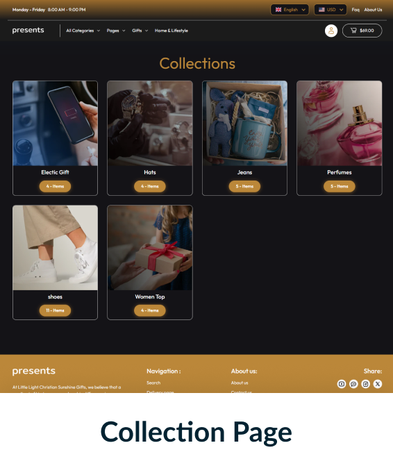 Presents Shopify Theme
