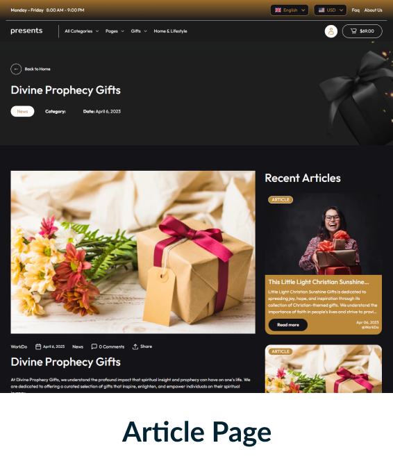 Presents Shopify Theme