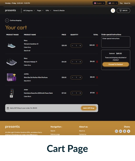 Presents Shopify Theme