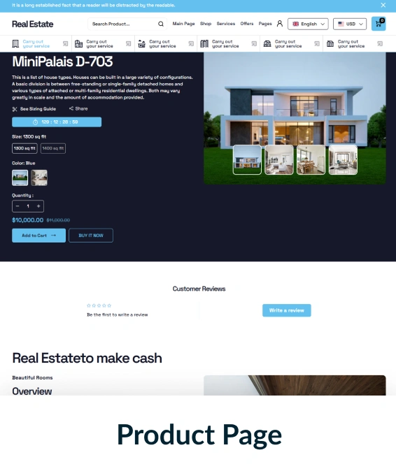 Real Estate Shopify Theme