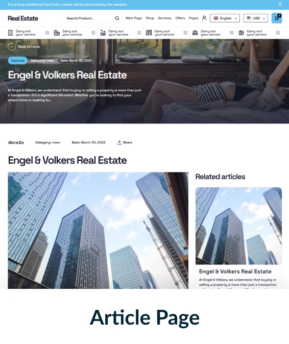 Real Estate Shopify Theme