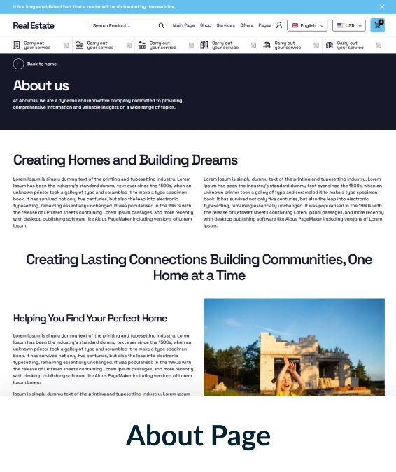 Real Estate Shopify Theme
