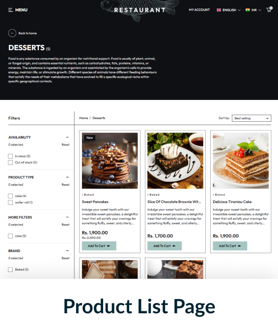 Restaurant Shopify Theme