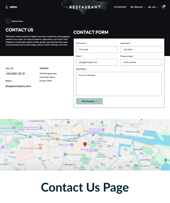 Restaurant Shopify Theme