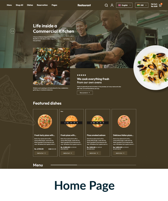 Restaurant-x Shopify Theme